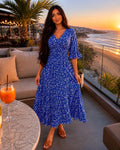 Robe Longue Fleurie Femme – Élégance & Confort