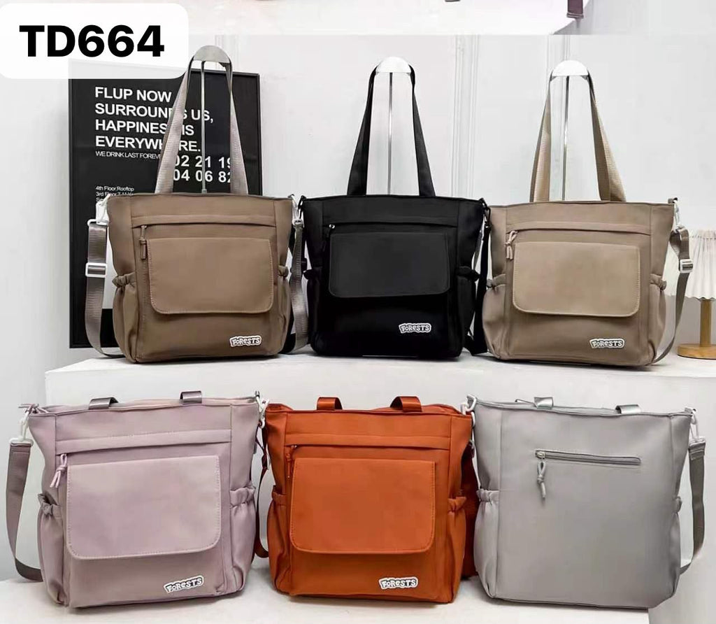 Sac Cabas Multipoches Femme Grand Format – Bandoulière Réglable & Style Casual