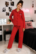🌙 
Pyjama Ado Fille 2 Pièces – Gris à Petits Pois
Description
Un joli pyjama 2 pièces pour adolescente, au style doux, moderne et tendance