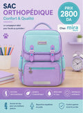 Sac à Dos Scolaire Orthopédique Enfant – Classique & Grande Capacité