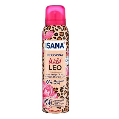 Déodorant Spray ISANA 24H Sans Aluminium (0% ACH) – Wild Leo, Paris & Sensitiv – Protection Longue Durée