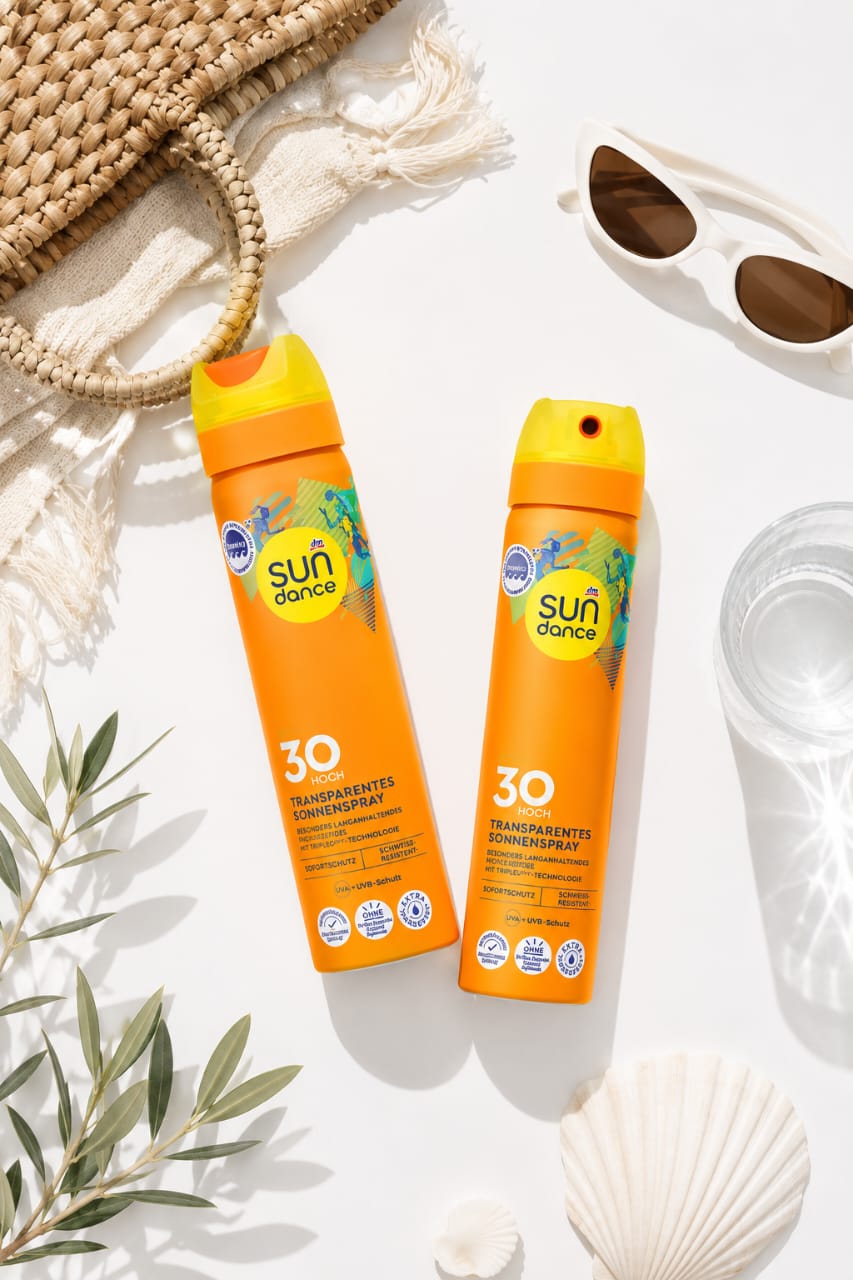 Spray Solaire Transparent SPF 30 Sun Dance – Protection UVA & UVB Résistant à l’Eau 200 ml