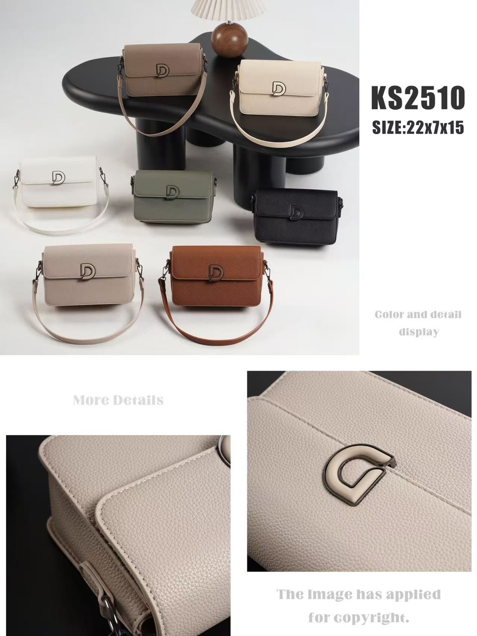 Sac à Main Femme Bandoulière Élégant KS2510 – Style Chic & Intemporel