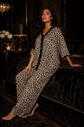 Pyjama Satin Femme Léopard – Ensemble Élégance Premium 2 Pièces