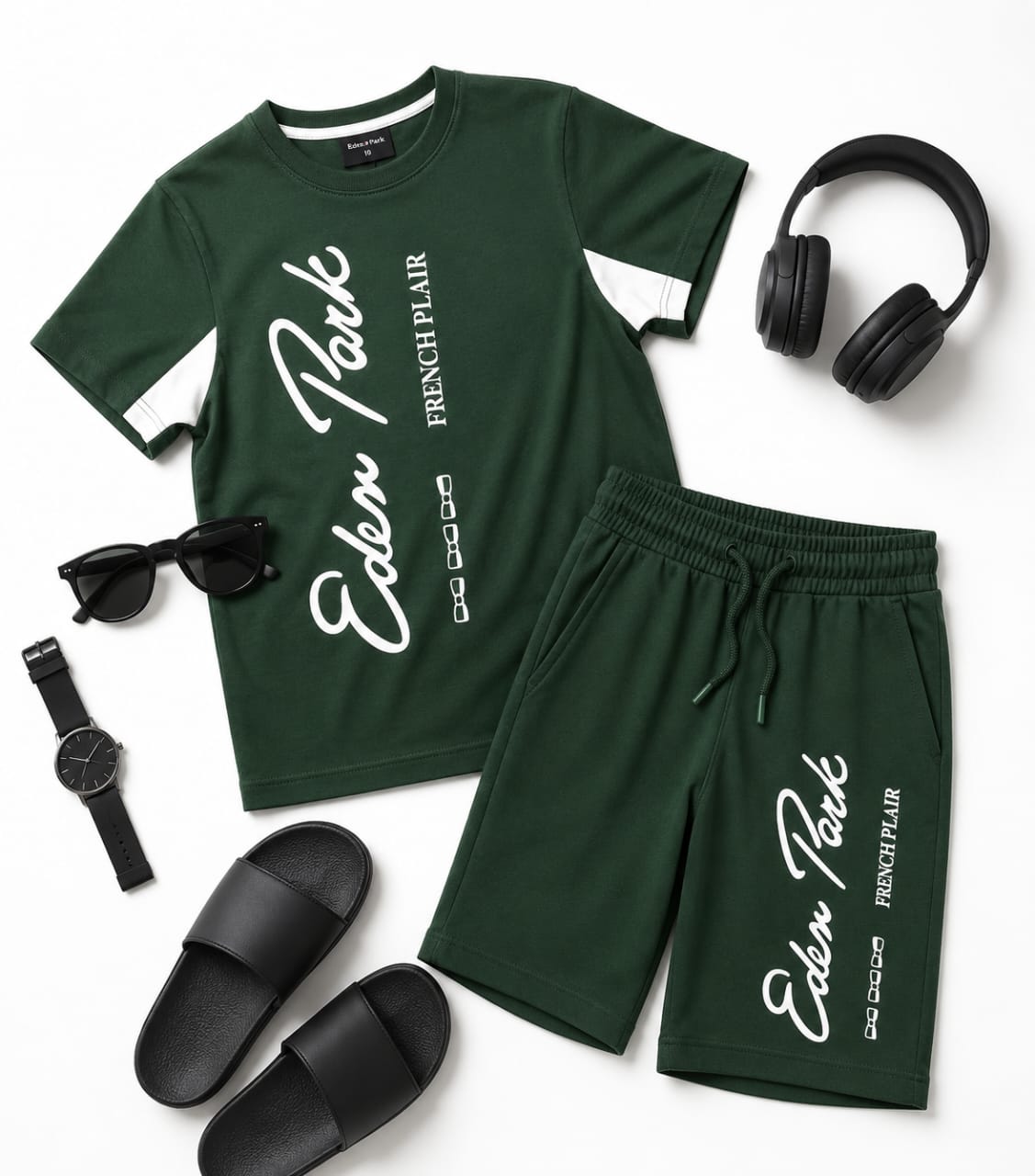 Ensemble Garçon T-shirt & Short Eden Park – Style Sport Chic Été