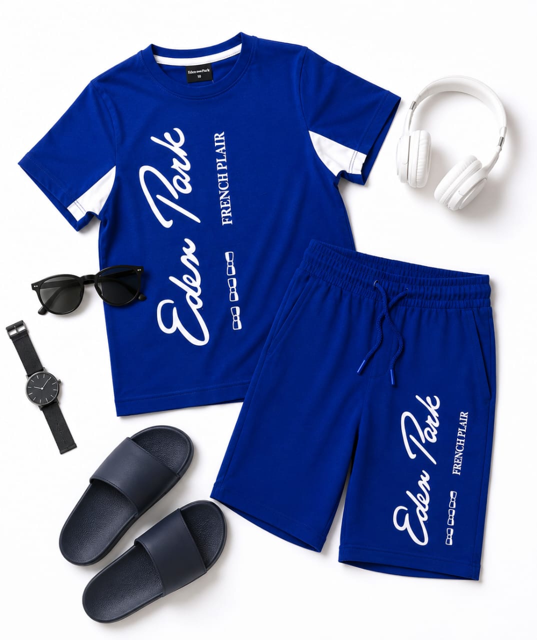 Ensemble Garçon T-shirt & Short Eden Park – Style Sport Chic Été