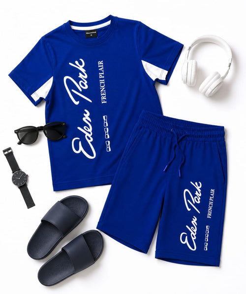 Ensemble Garçon T-shirt & Short Eden Park – Style Sport Chic Été
