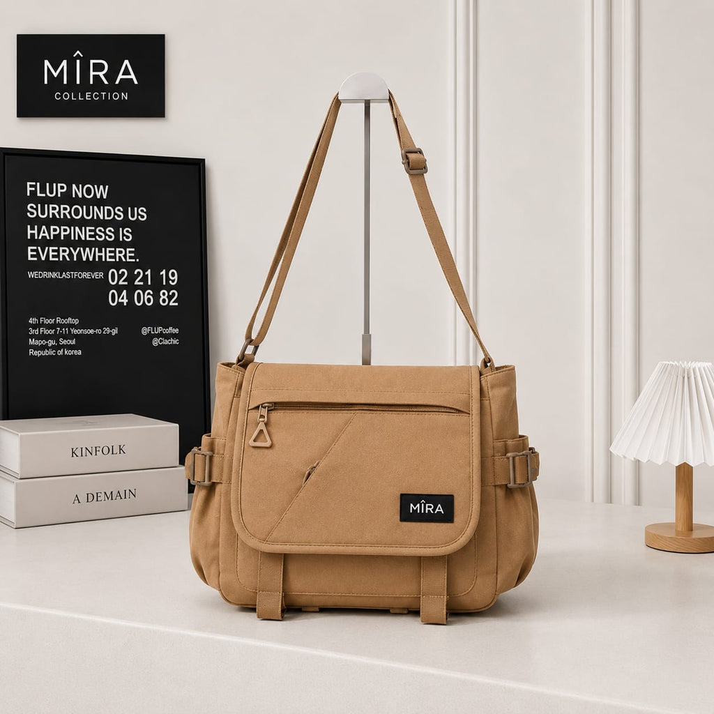 Sac Bandoulière Multi-Poches MIRA Collection – Grande Capacité & Style Casual Chic