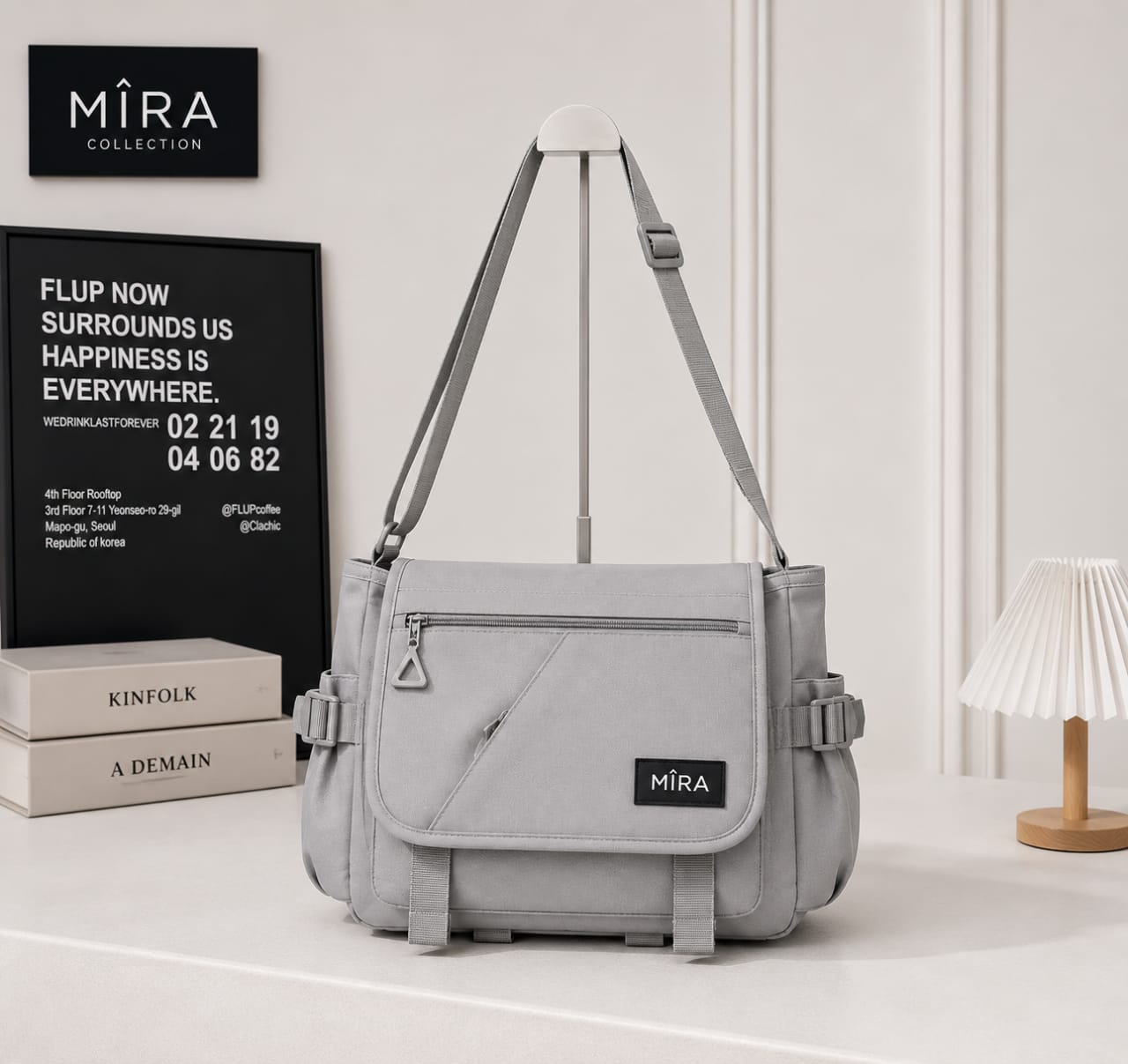 Sac Bandoulière Multi-Poches MIRA Collection – Grande Capacité & Style Casual Chic