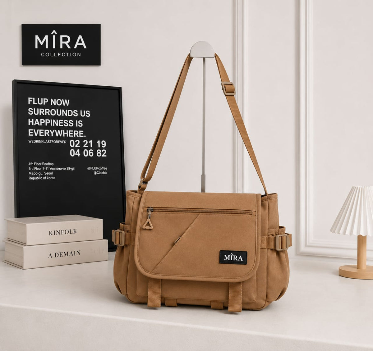 Sac Bandoulière Multi-Poches MIRA Collection – Grande Capacité & Style Casual Chic