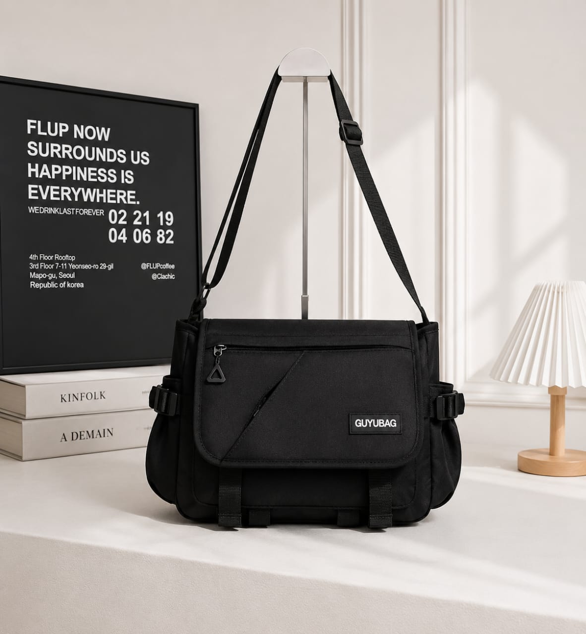 Sac Bandoulière Multi-Poches MIRA Collection – Grande Capacité & Style Casual Chic