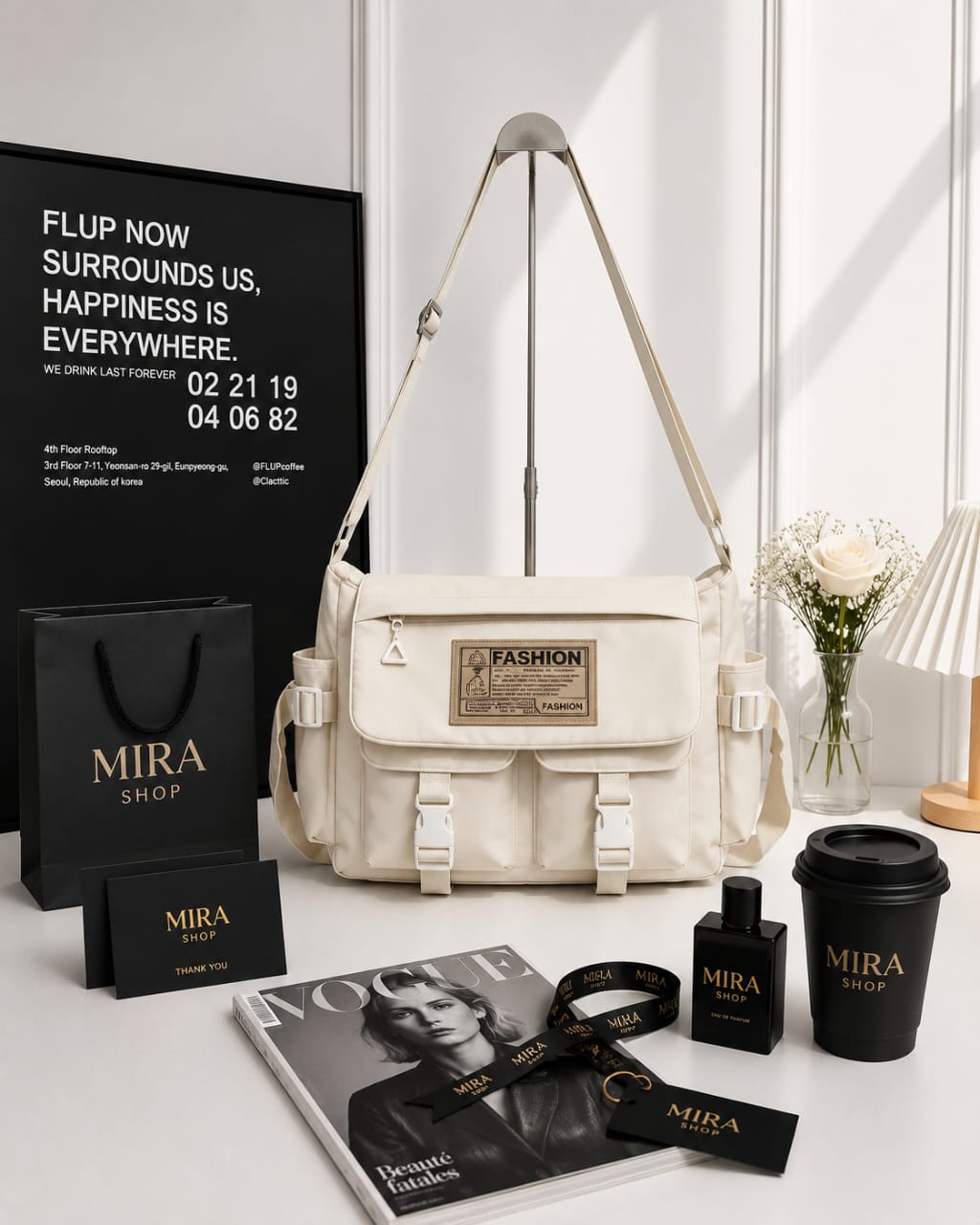 Sac Bandoulière Messenger Multipoches Vintage – Grande Capacité