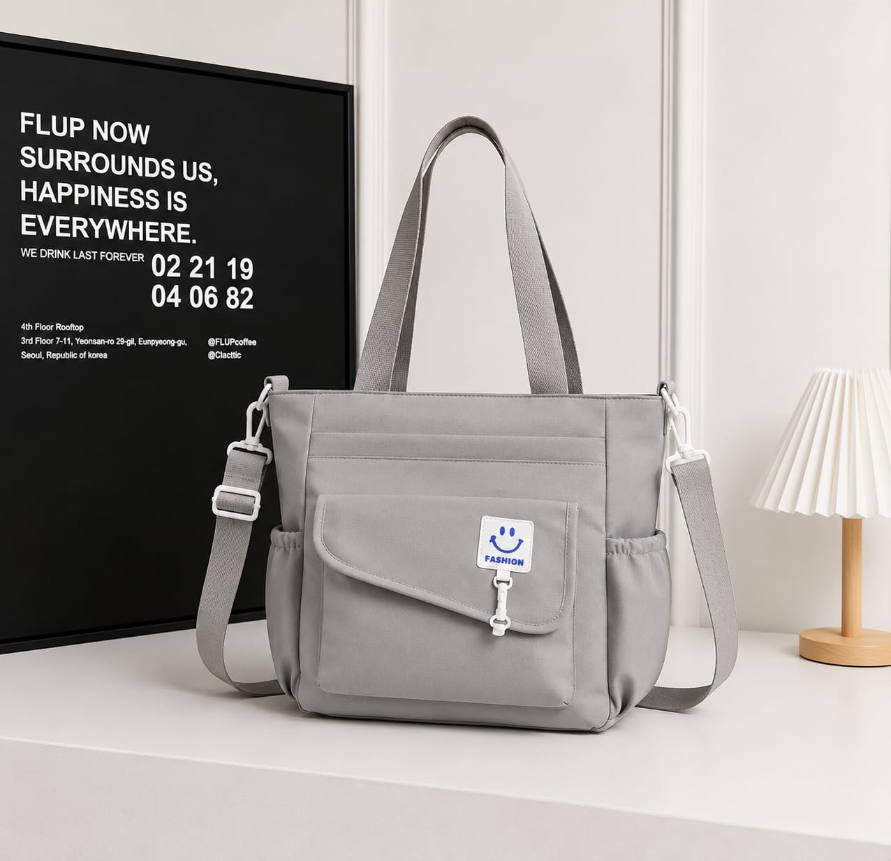 Sac Cabas Multi-Poches Grande Capacité – Chic, Pratique & Polyvalent