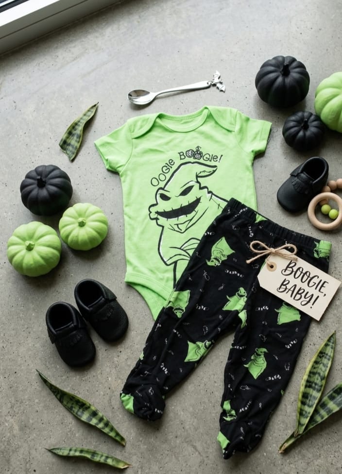 Ensemble Bébé Garçon – Body Imprimé & Pantalon Coton Doux