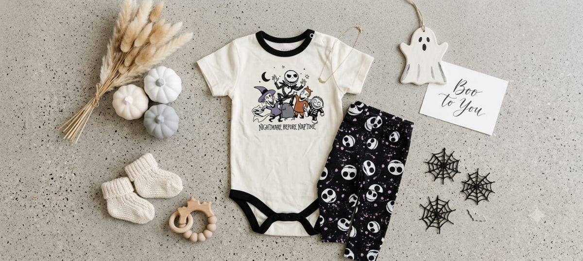 Ensemble Bébé Garçon – Body Imprimé & Pantalon Coton Doux