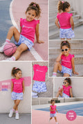 Ensemble Sport Fille Champion – T-shirt & Short Confort Premium