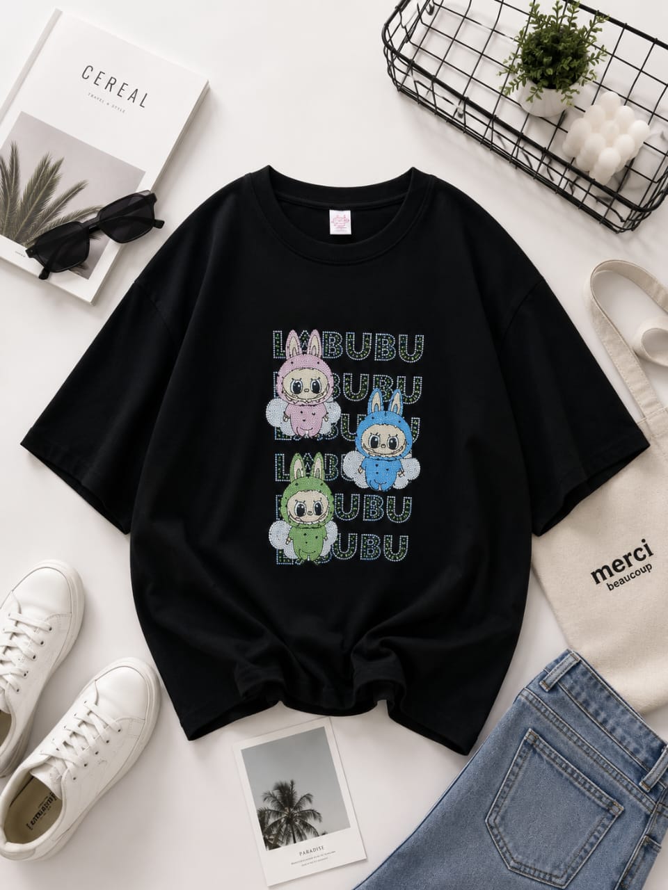 T-shirt Oversize Labubu – Style Streetwear Tendance Femme