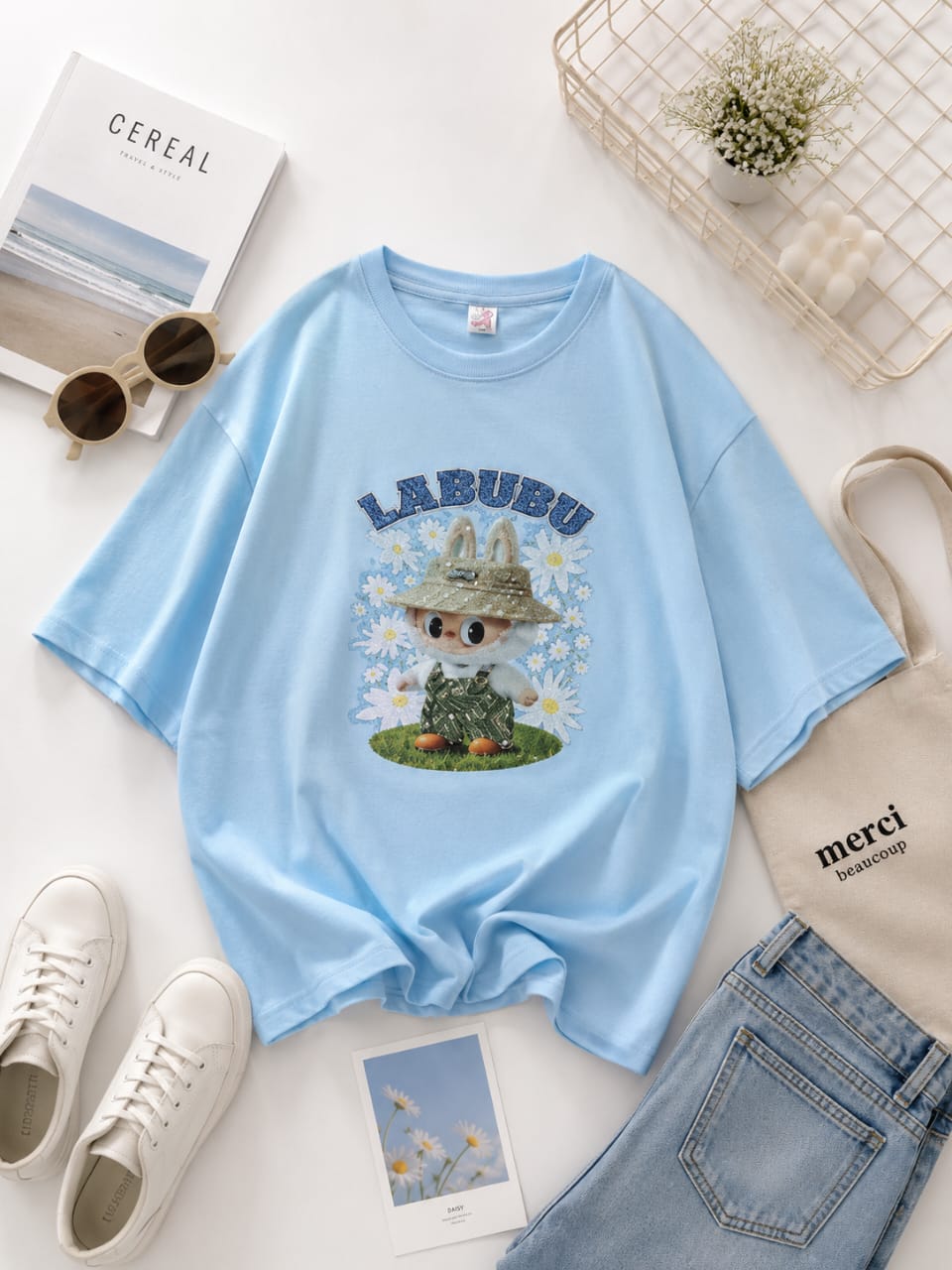 T-shirt Oversize Labubu – Style Streetwear Tendance Femme