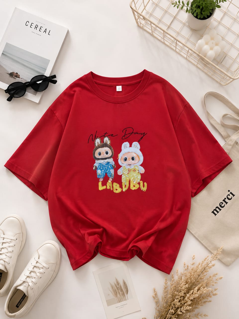 T-shirt Oversize Labubu – Style Streetwear Tendance Femme