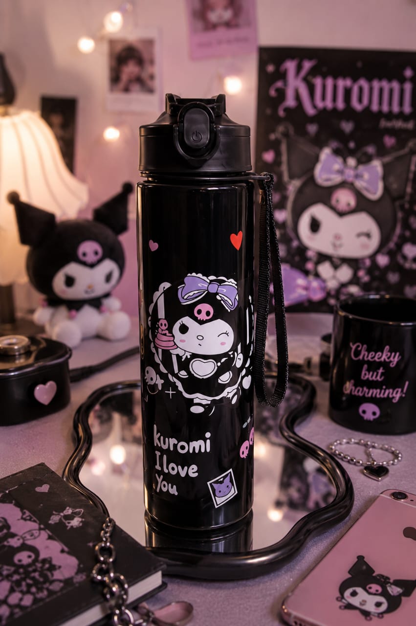 Gourde isotherme 800 ml Sanrio – Bouteille d’eau étanche avec poignée