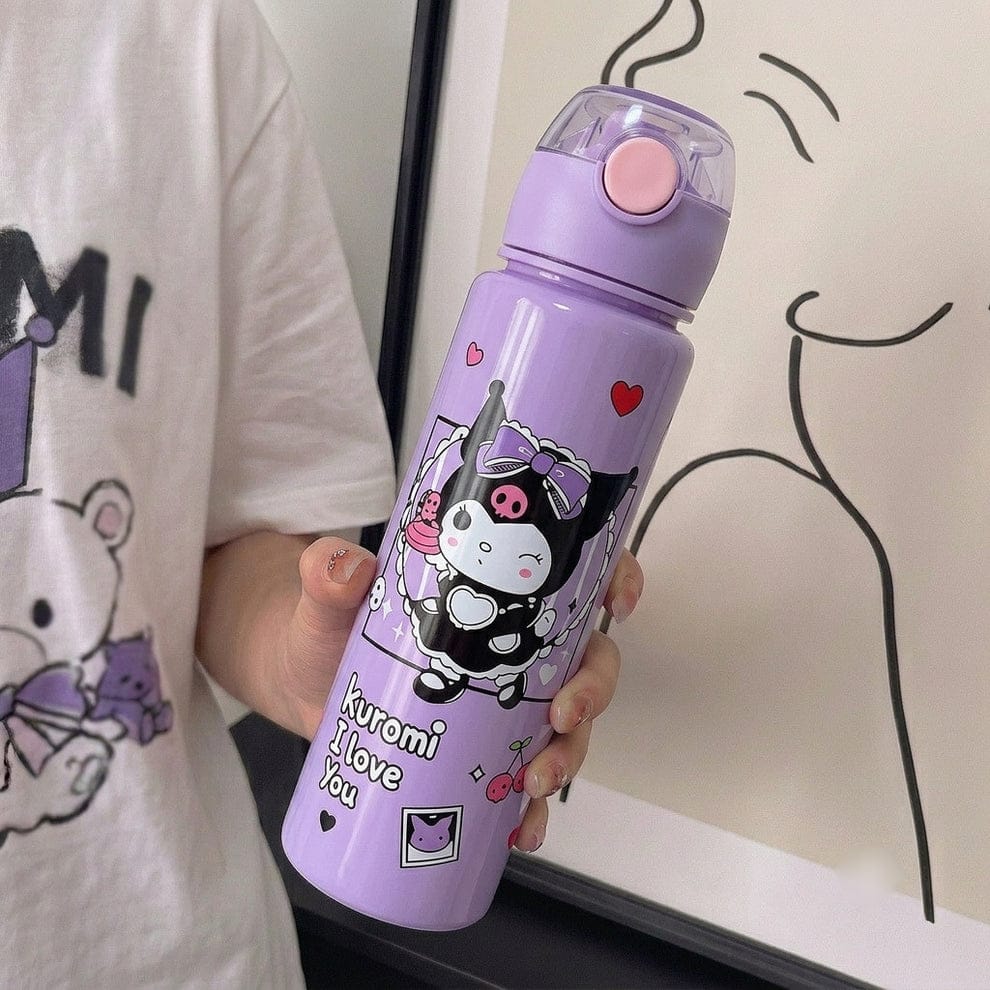 Gourde isotherme 800 ml Sanrio – Bouteille d’eau étanche avec poignée