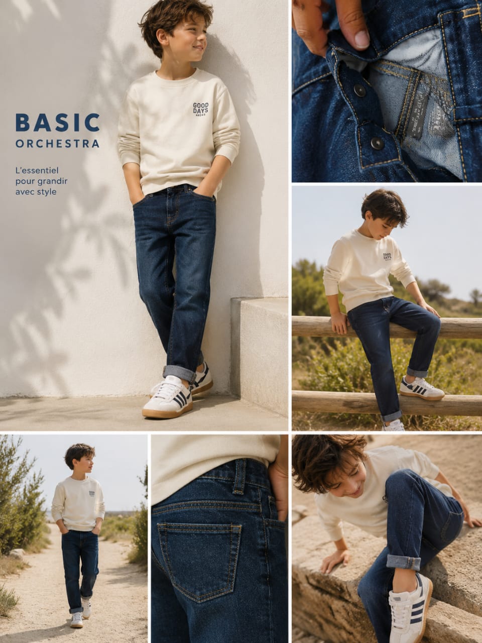 Jean Enfant Coupe Droite – Denim Confort Garçon