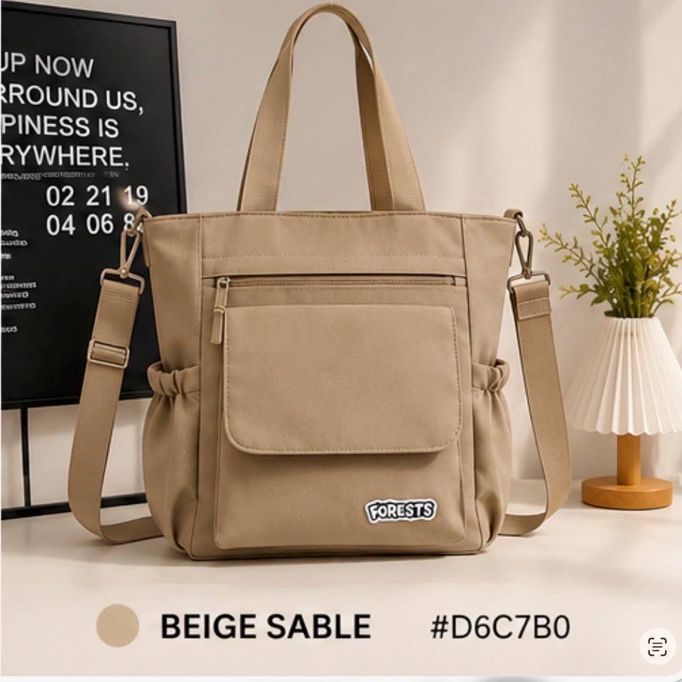 Sac Cabas Multipoches Femme Grand Format – Bandoulière Réglable & Style Casual